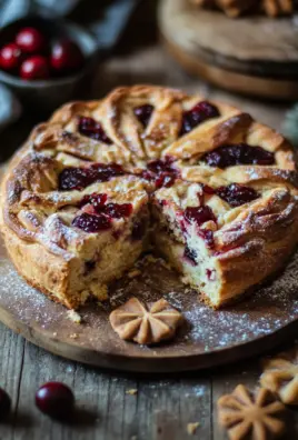 Winterlicher Spekulatius-Hefekuchen mit Marmelade