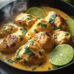 Zartes H&auml;hnchen in Kokos-Limetten-Sauce