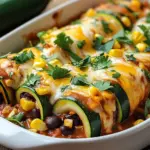 Zucchini Enchilada Roll-Ups
