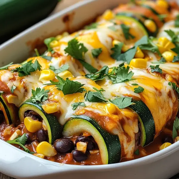 Zucchini Enchilada Roll-Ups