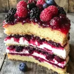 Beeren K&auml;sesahne Torte