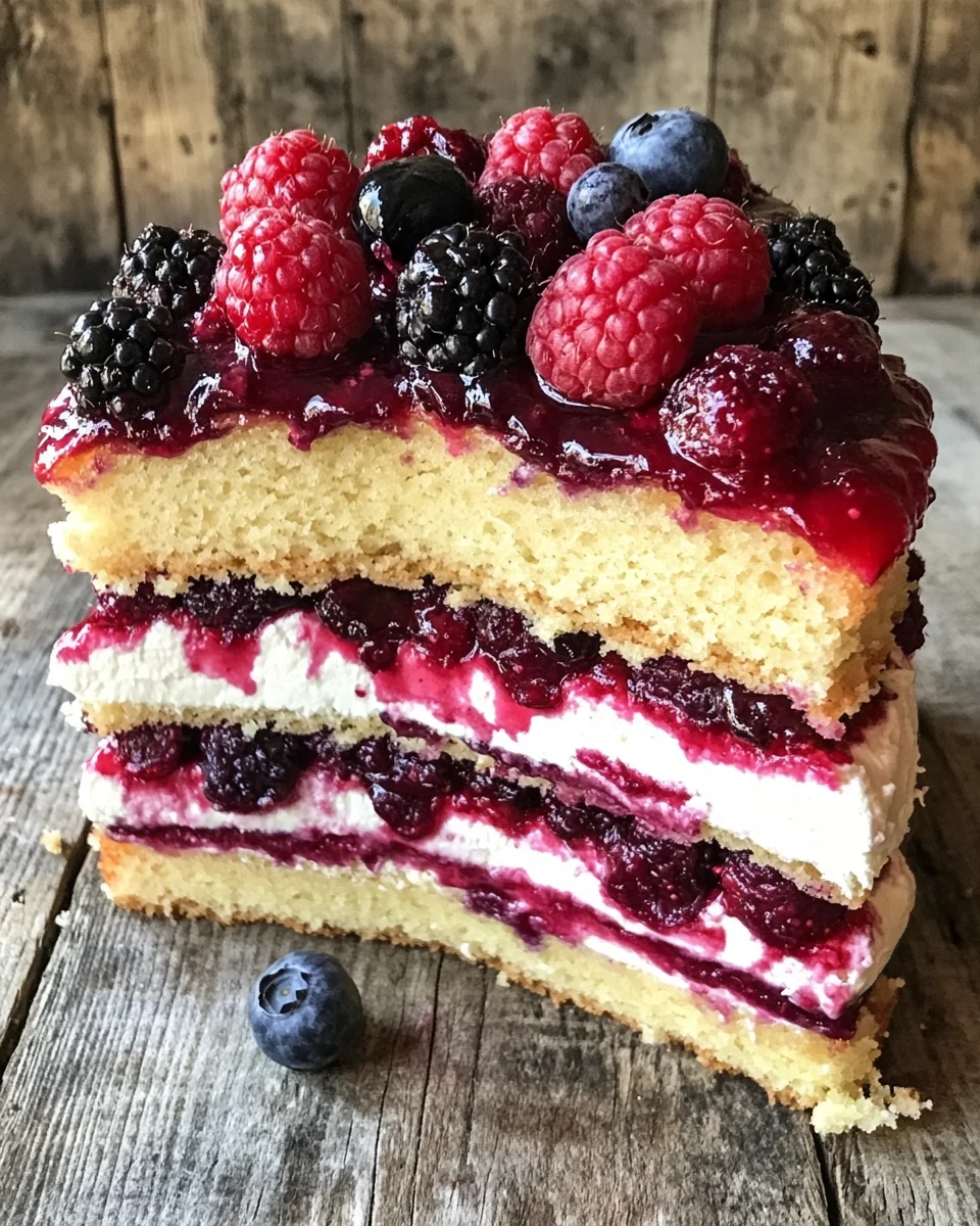 Beeren Käsesahne Torte