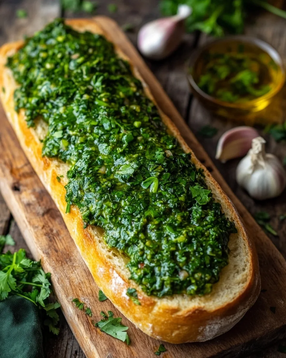 Chimichurri Knoblauchbrot 18 Chimichurri