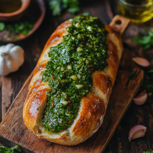Chimichurri Knoblauchbrot