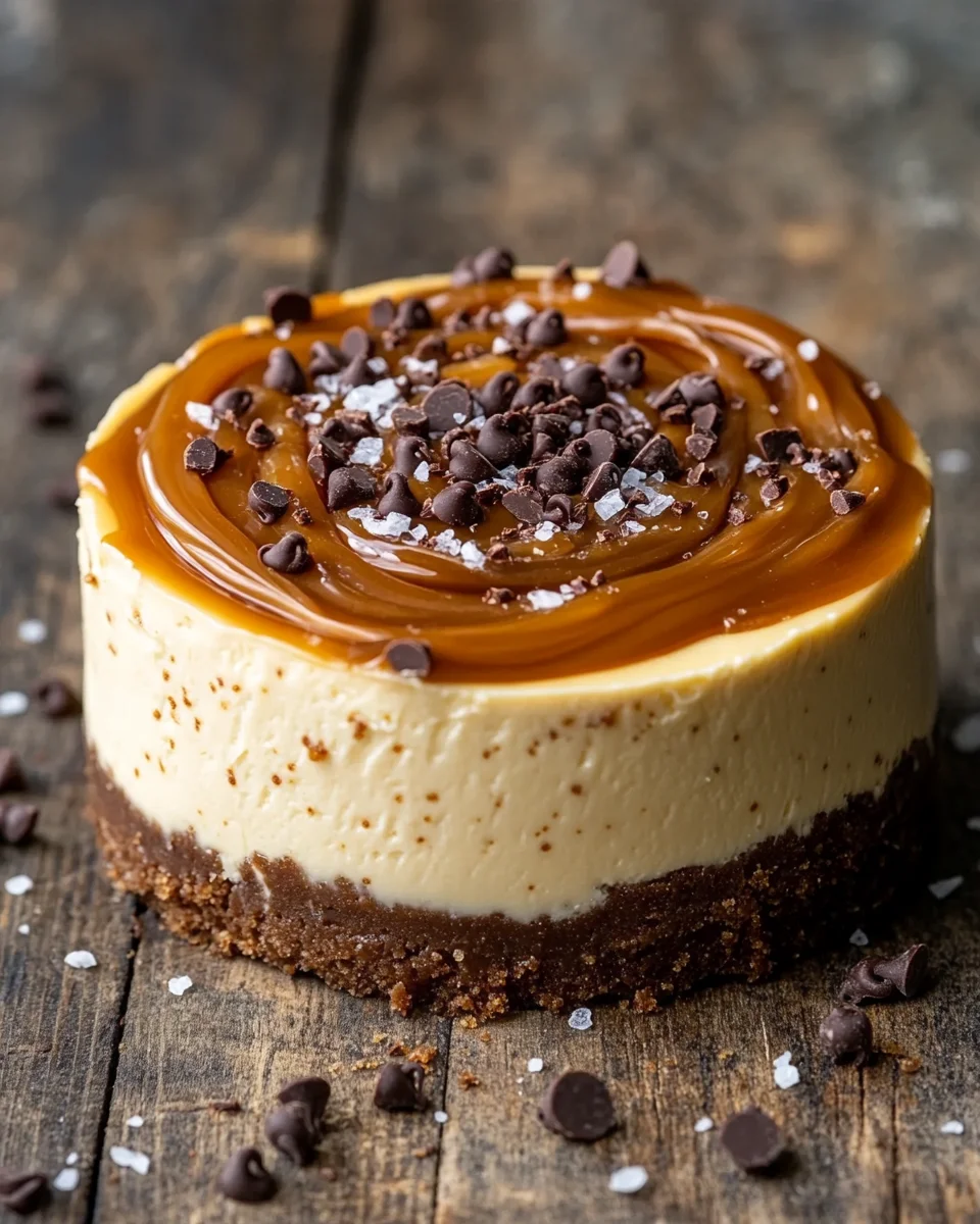 Cookie Dough Cheesecake mit Salted Caramel Swirl 30 Cookie