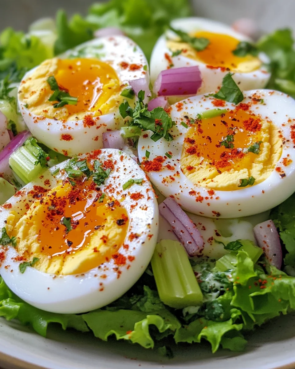 Eiersalat mit Joghurt