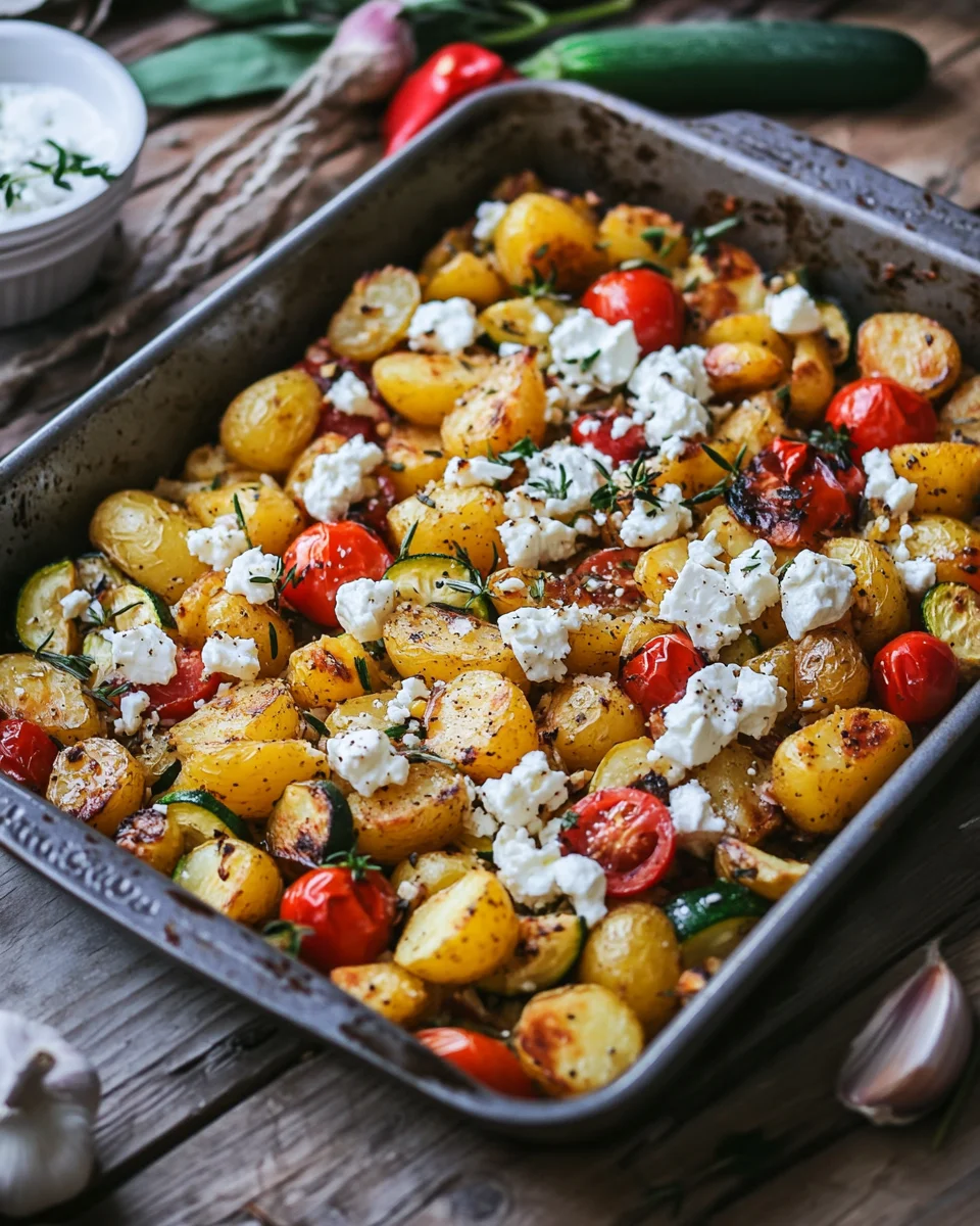 Feta Kartoffeln Ofengemüse