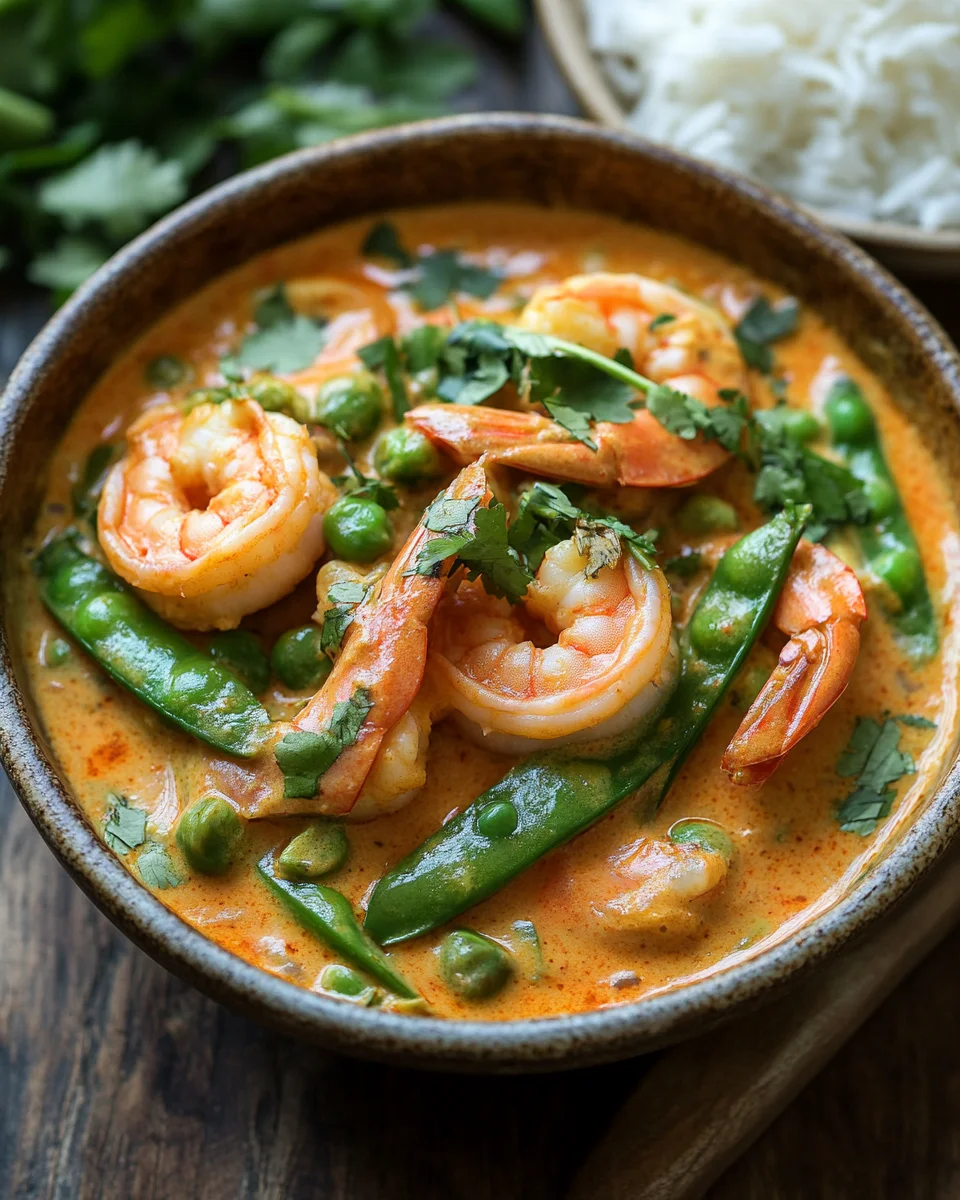 Garnelencurry mit Zuckerschoten 23 Garnelencurry