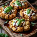Gebackene Mozzarella-Blumenkohlsteaks