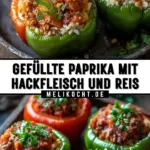 Gefüllte Paprika mit Hackfleisch und Reis 16 Pinterest Hidden Image