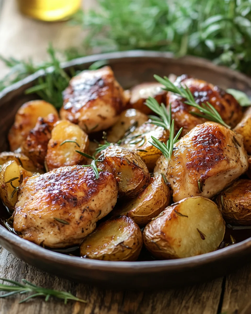 Hähnchen-Rosmarinkartoffel-Blech 18 Hähnchen-Rosmarinkartoffel-Blech