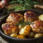H&auml;hnchen-Rosmarinkartoffel-Blech