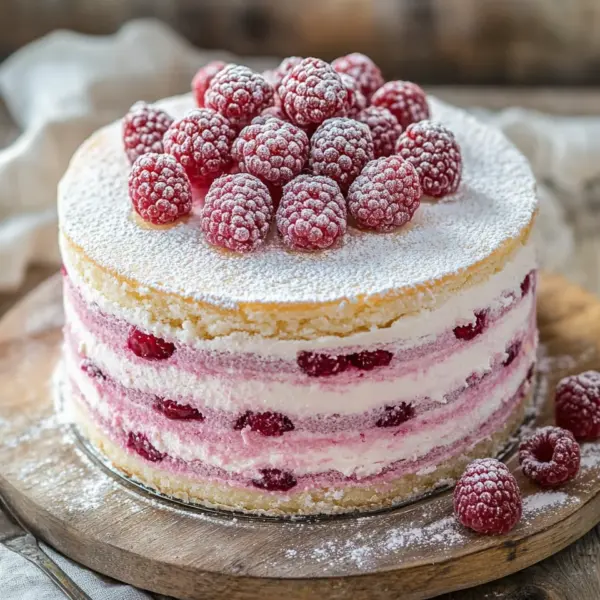 Himbeer-Frischkäse-Mascarpone-Torte
