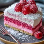 Himbeer-Raffaello-Torte ohne Gelatine