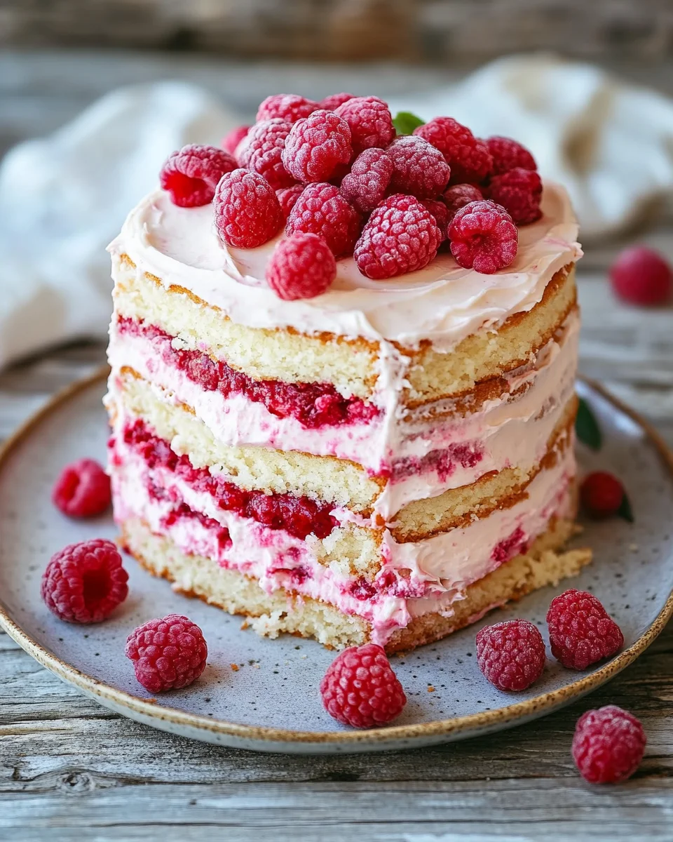 Himbeertorte mit Joghurtcreme