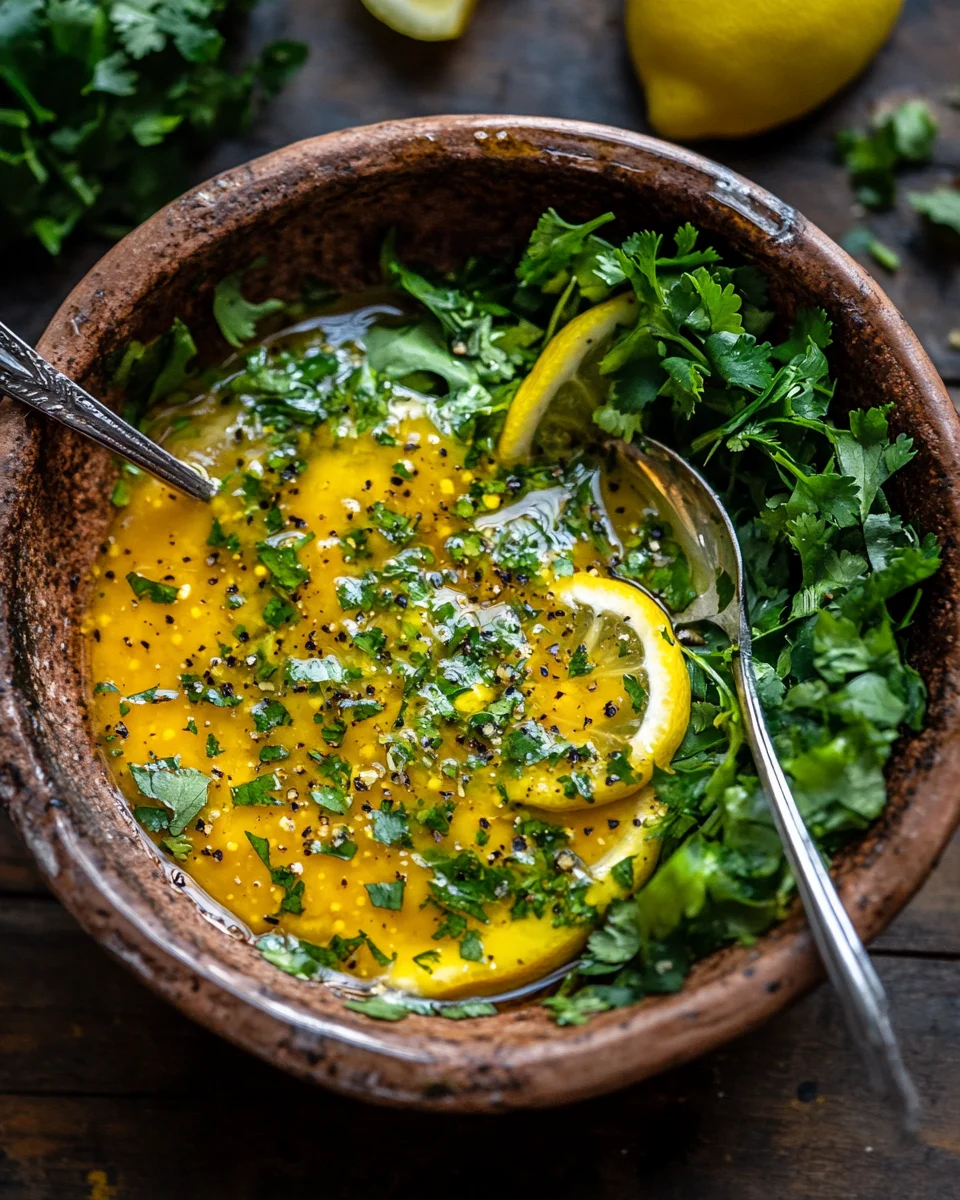 Honig-Senf-Zitronen-Vinaigrette