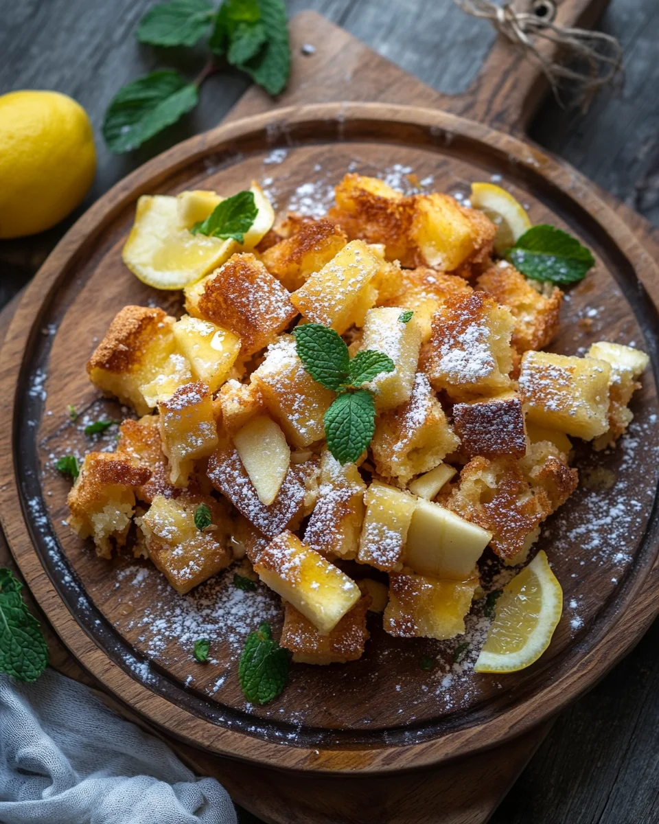 Rezept für Apfel Zimt Kaiserschmarrn