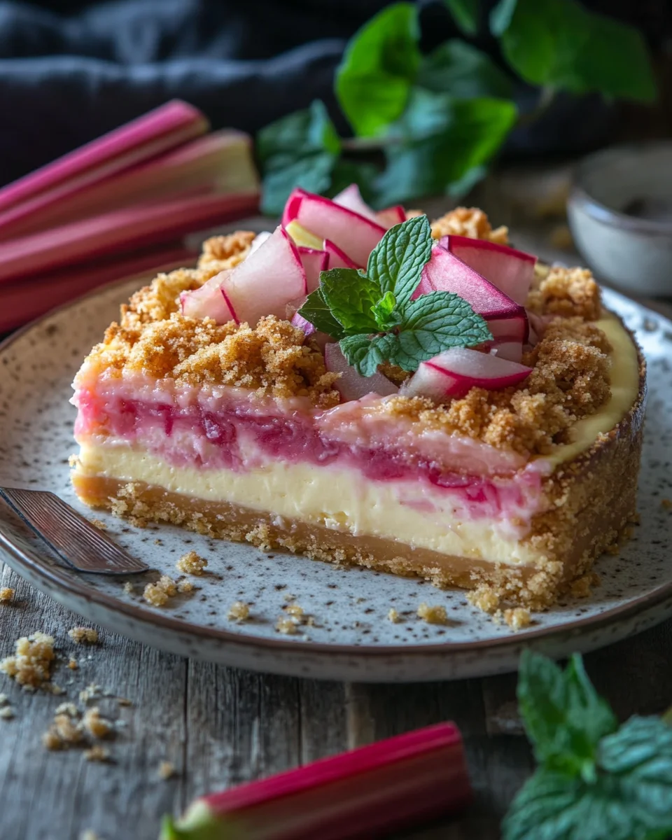 Rhabarber-Cheesecake