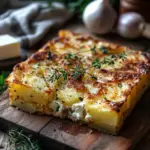 R&ouml;stiecken mit Feta &uuml;berbacken