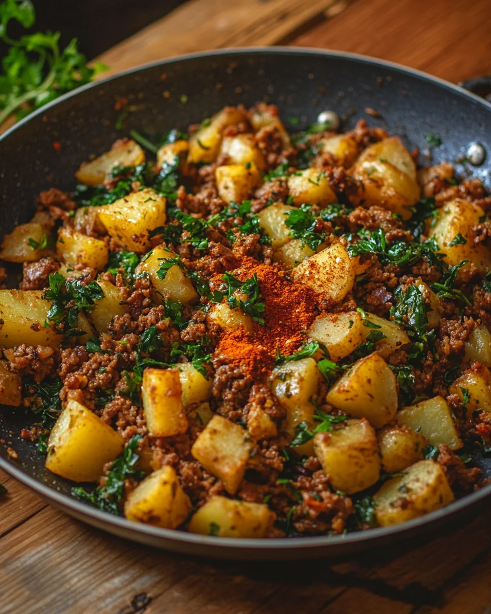 Spitzkohl-Kartoffel-Pfanne