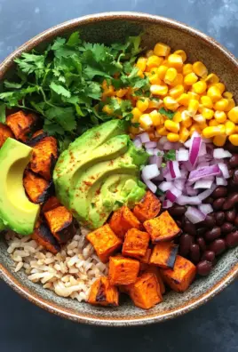 Süßkartoffel Burrito Bowl 22 Süßkartoffel Burrito Bowl