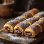 Toast Rolls mit Nutella und Zimt