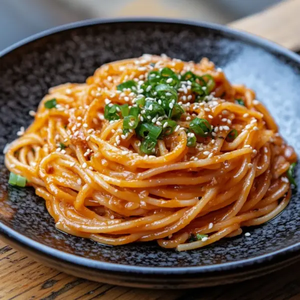 Würzige Miso Pasta
